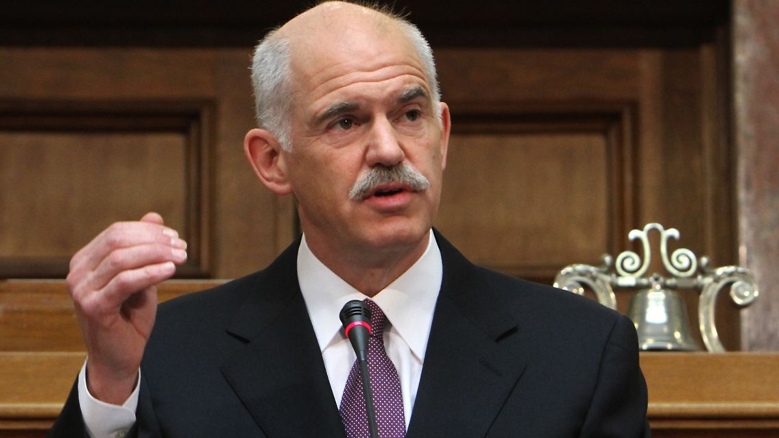Markige Worte von Papandreou: Griechenland befindet sich in einer "Kriegssituation".