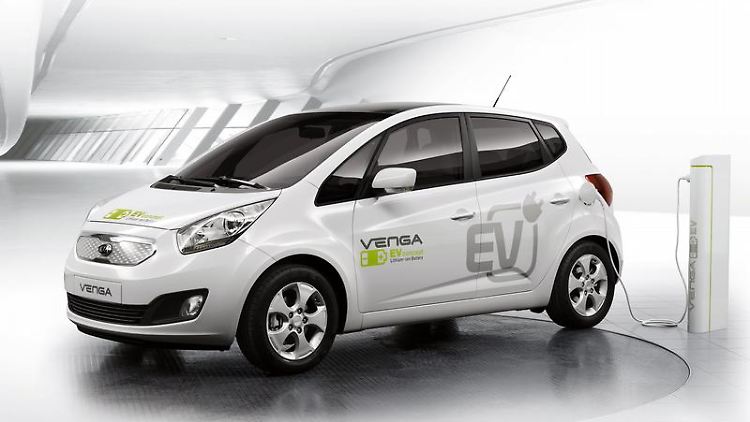 Kia unter Strom: Der koreanische Hersteller zeigt in Genf die Elektroauto-Studie Venga EV. 