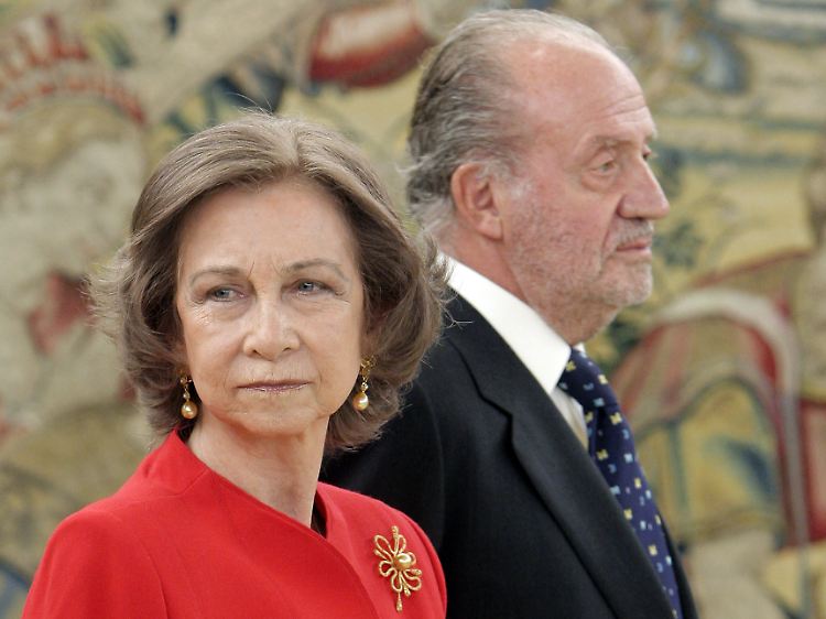 Königin Sofía und ihr Gatte Juan Carlos.
