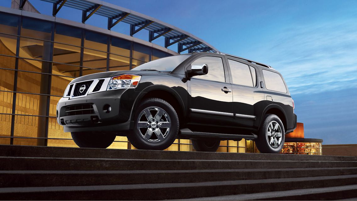 Nissan Armada: Ab in die Werkstatt.