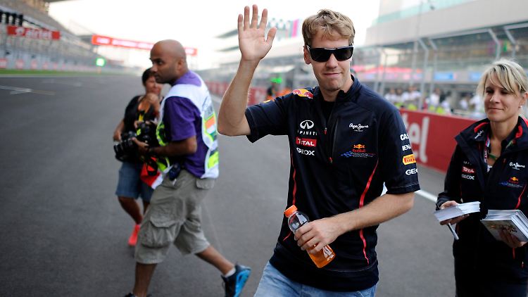 Alles im Griff: Sebastian Vettel
