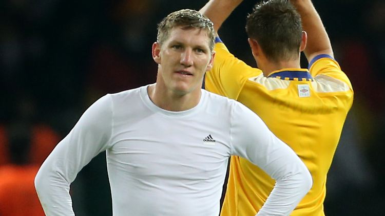 Wenig amüsiert: Bastian Schweinsteiger nach dem 4:4 gegen Schweden in Berlin.
