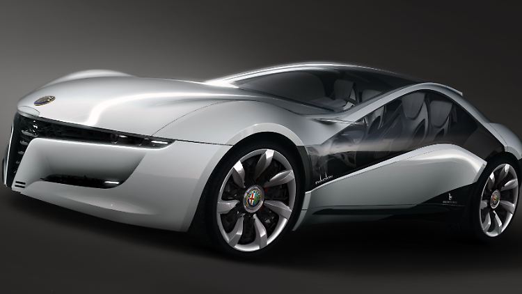 Ganz klar ein Alfa: Die Studie Pandion entstand als Hommage an die 100-jährige Geschichte der italienischen Marke. 