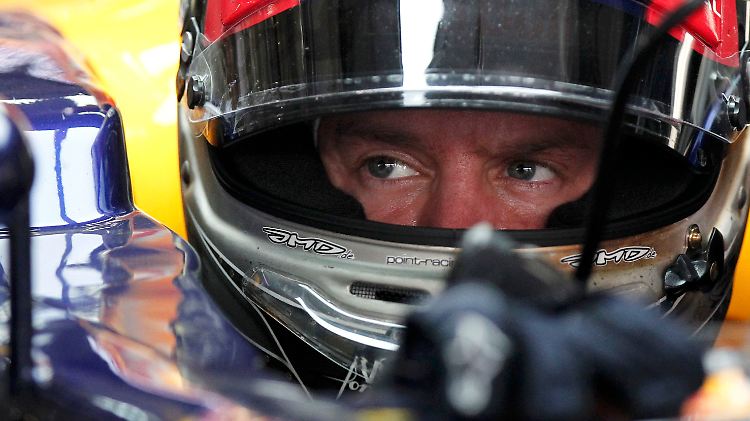 Immer vorneweg: Sebastian Vettel.