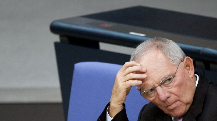 Schäuble: "Die Zweifel müssen ausgeräumt werden."