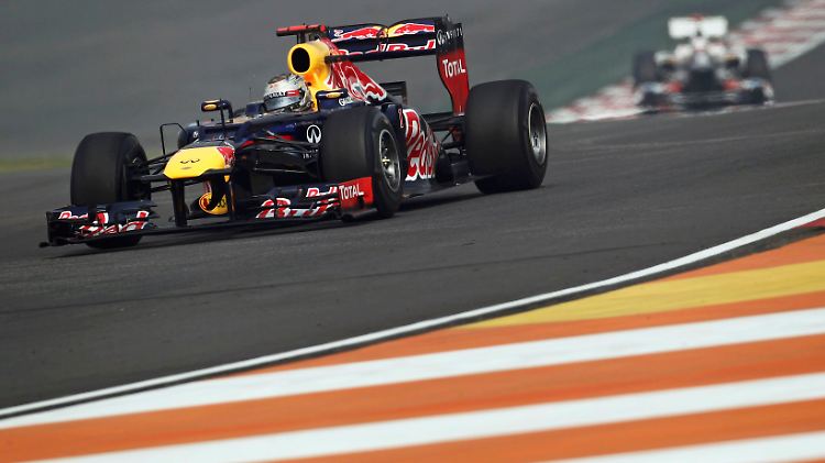 Der Konkurrenz voraus: Sebastian Vettel.