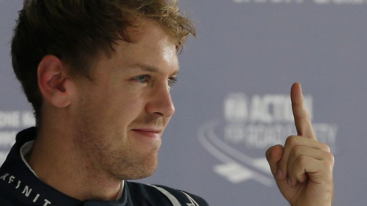 Auch in Indien vorneweg: Sebastian Vettel.