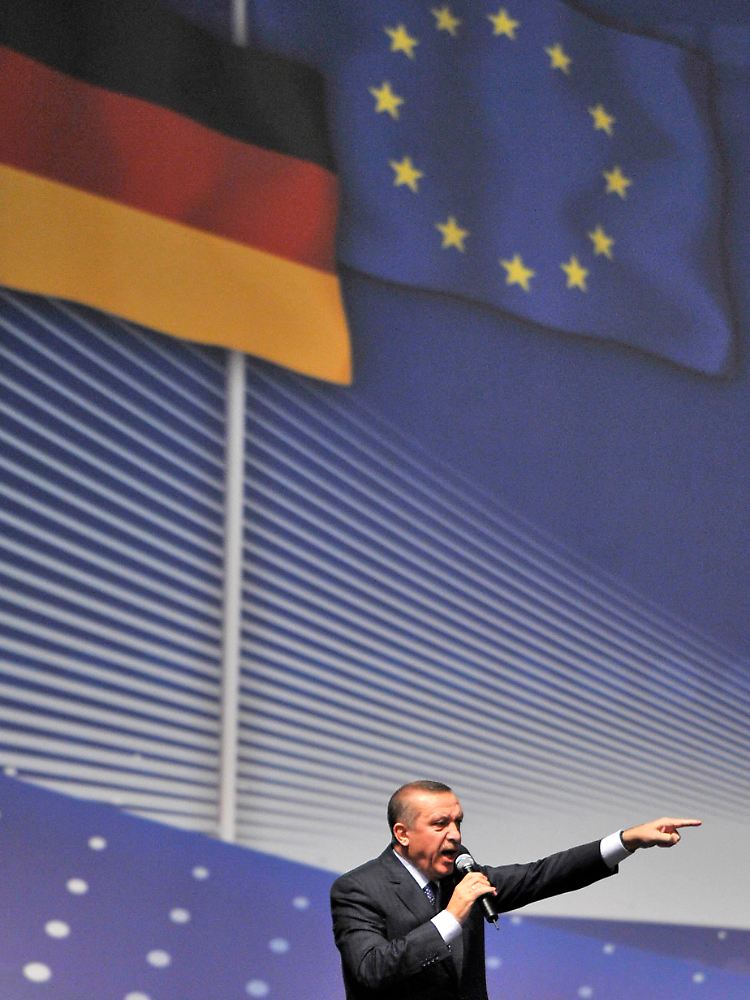 Auftritte des türkischen Ministerpräsidenten in Deutschland waren stets umstritten. Kritiker warfen Erdogan vor, sich bei seinen Reden vor Deutsch-Türken in einem zu großen Maße in deutsche Zuwanderungspolitik eingemischt zu haben.
