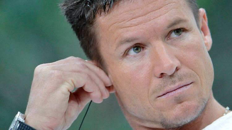 Baumgartner bei einem seiner vielen Interviews.