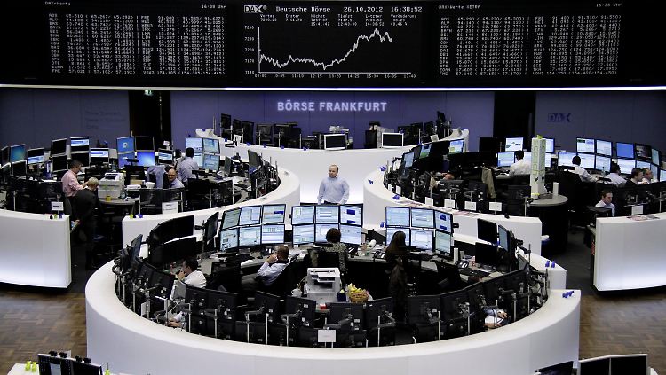 Die Dax-Kurve vor dem Wochenende.