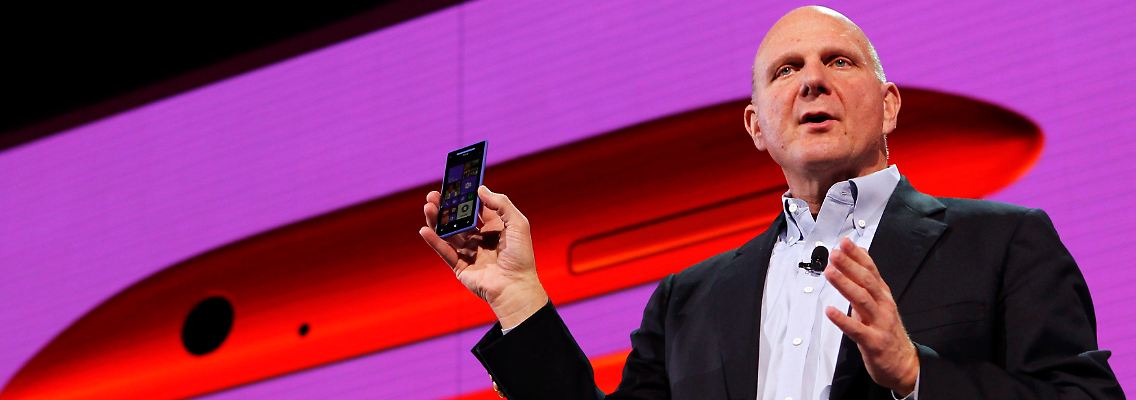 Stolz auf die neue Produktflut: Microsoft-Chef Steve Ballmer