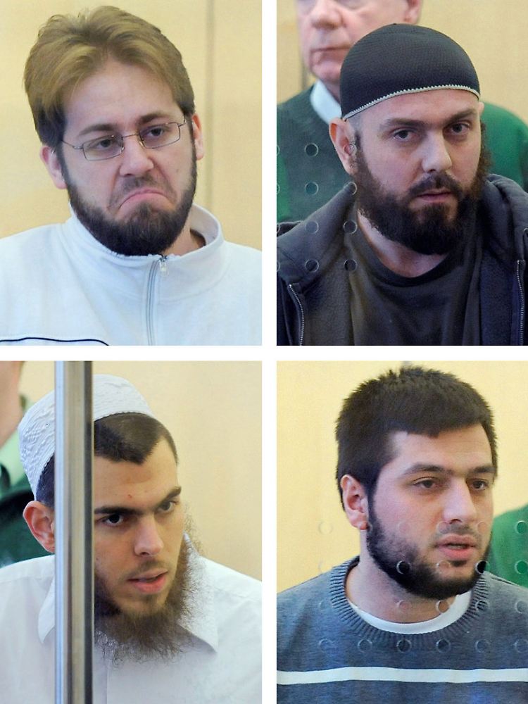 Fritz Gelowicz, Adem Yilmaz, Attila Selek und Daniel Schneider (von links oben im Uhrzeigersinn) - Was trieb sie in die Fänge der "Heiligen Krieger"?