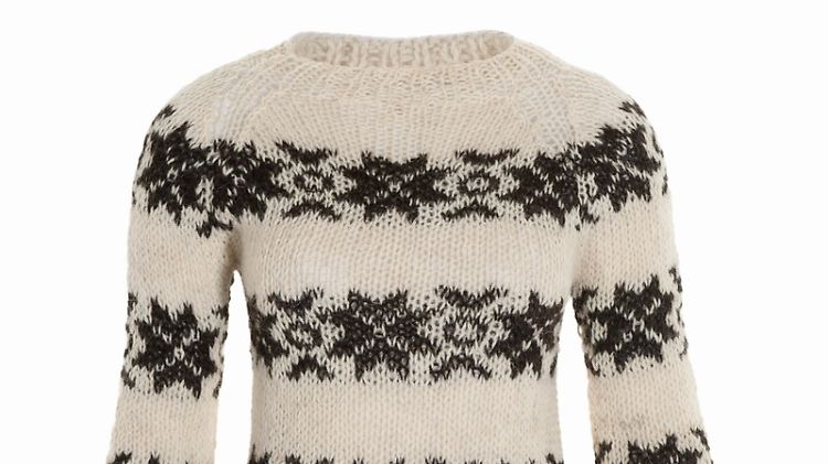 Der Pullover des Anstoßes.