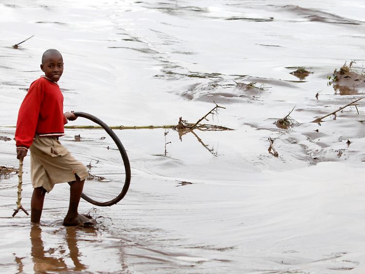 Überschwemmung in Bududa (Uganda).