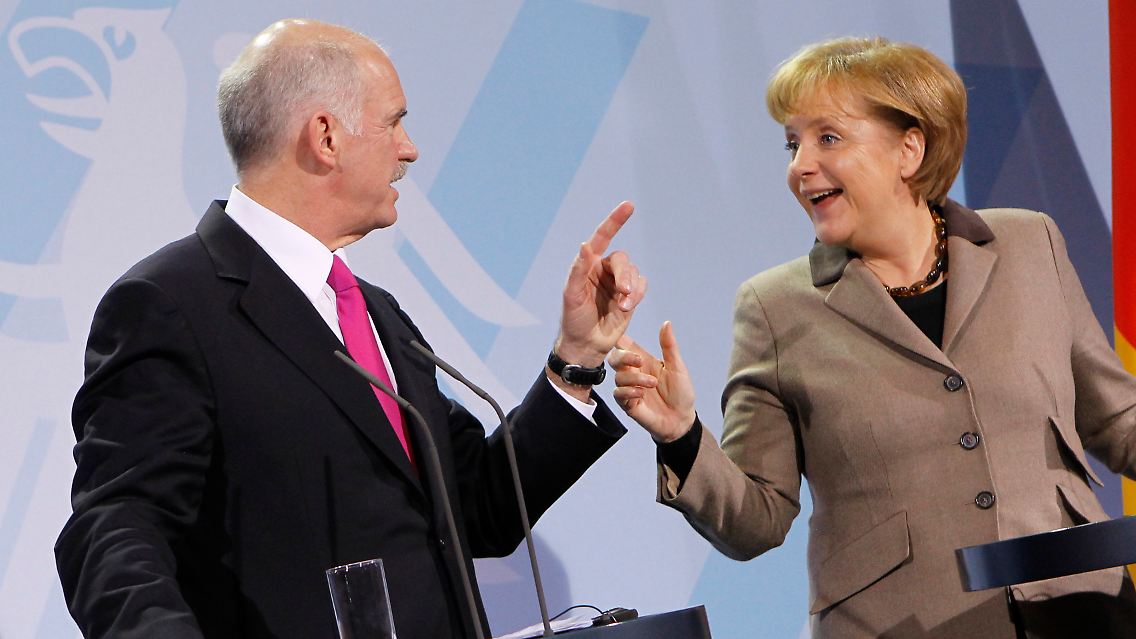 Papandreou und Merkel sind sich einig.