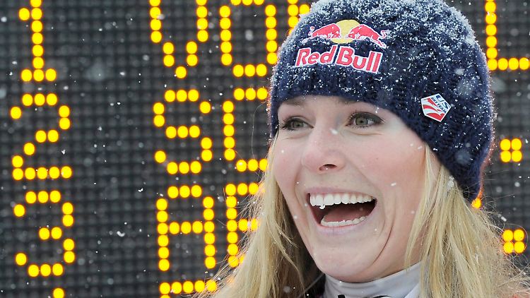 Lindsey Vonn darf sich schonmal auf das Saisonfinale freuen.