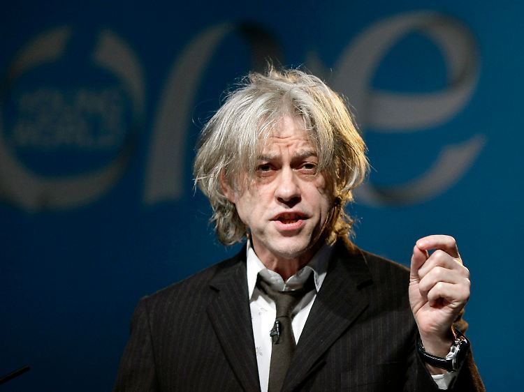 Bob Geldof hält die ehemaligen Rebellen für "nicht glaubwürdig".