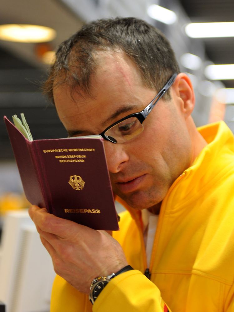 Der sehbehinderte Athlet Frank Höfle erwartet vom deutschen Team gute Leistungen.