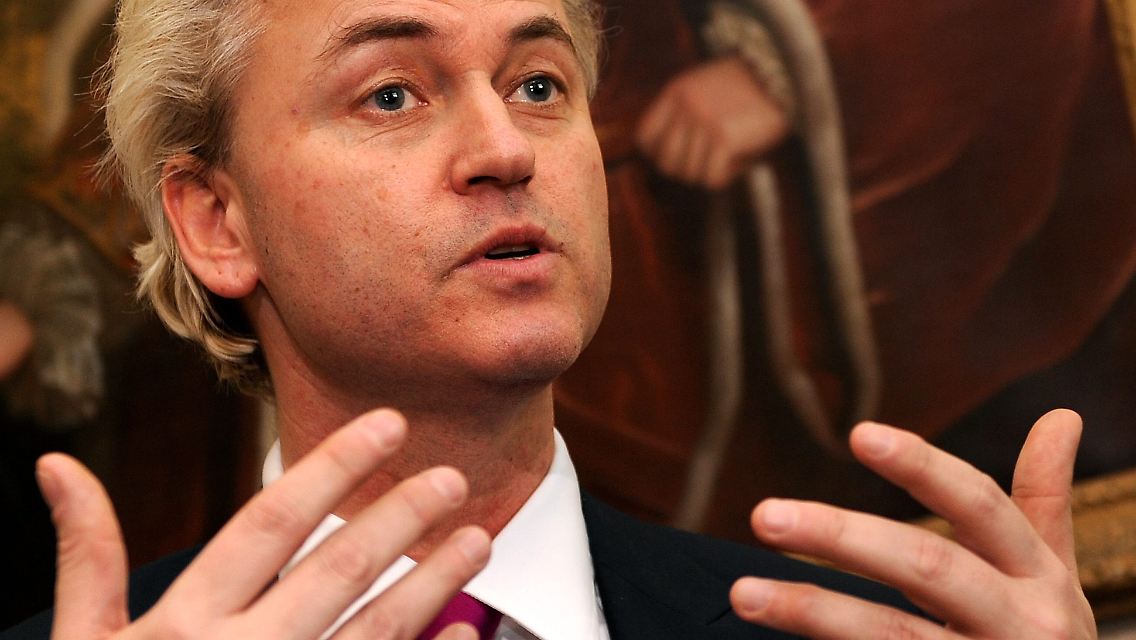 Wilders tritt mit seiner PVV auch bei den Parlamentswahlen an und hat Ambitionen auf das Amt des Regierungschefs.