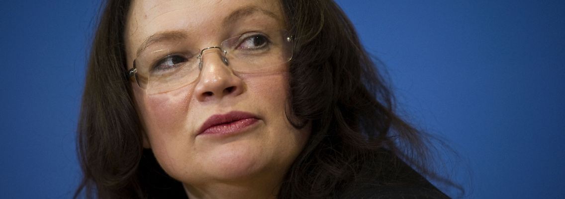 Gibt die Einpeitscherin vor dem Koalitionsgipfel: SPD-Generalsekretärin Nahles.