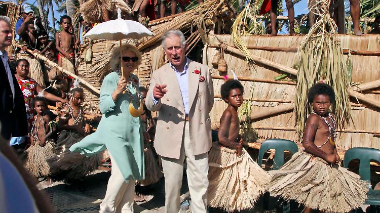 Camilla und der Sohn von "Missis Kwin" reisten zwei Wochen lang durch Commonwealth-Staaten des Pazifiks.