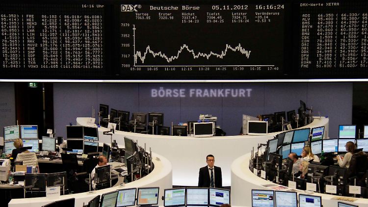 Der Dax zu Wochenbeginn: Vor der Richtungswahl in den USA blieben Anleger auf der Hut.