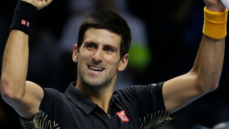 "Wir genießen die Atmosphäre hier, diese Halle ist unglaublich":  Novak Djokovic.