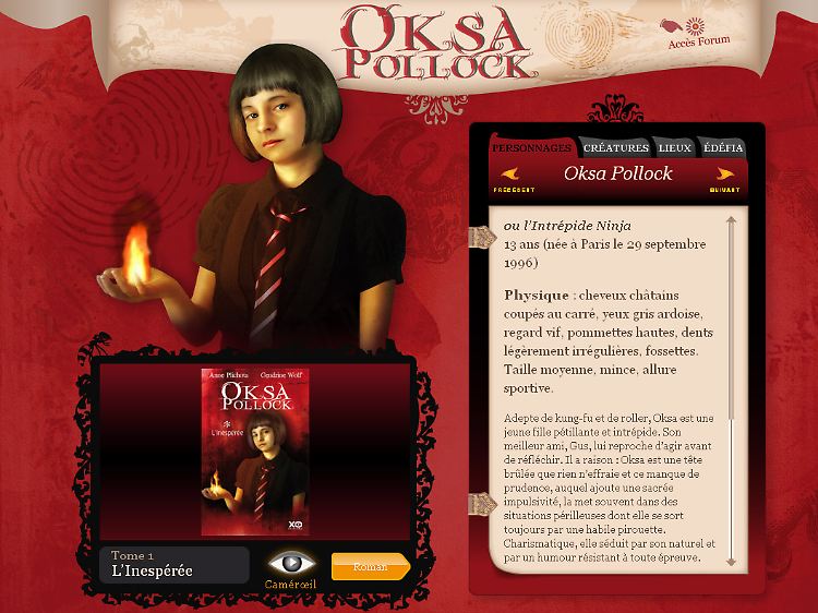 Screenshot Oksa-Pollock.com: Vor allem in Internet-Foren und Blogs begeistern sich die Pollock-Fans.