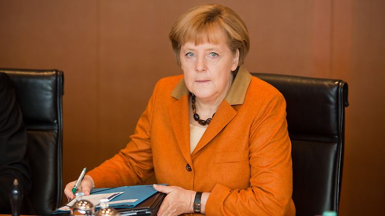 Die Kanzlerin versammelt ihre Ministerrunde.