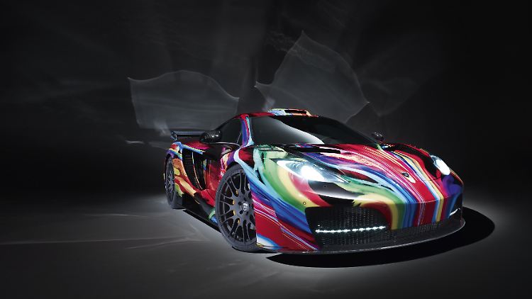 Mit dem McLaren MP4-12C treibt es die Hamann Motorsport GmbH ganz schön bunt.