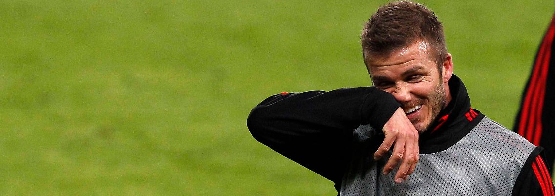 "Ich werde keine Angst haben, aber aufgeregt und glücklich sein": David Beckham.