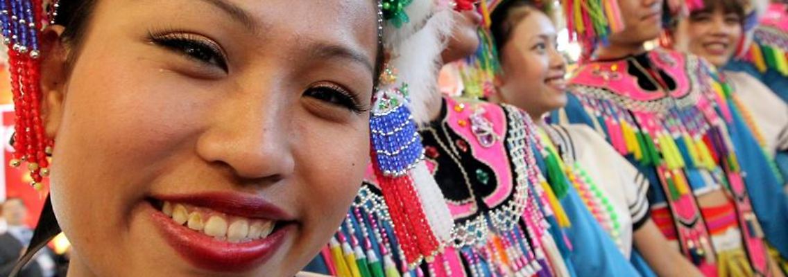 Taiwanesische Folklore auf der Reisemesse ITB: Viele Deutsche zieht es zu immer exotischeren Reisezielen.