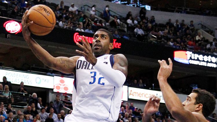 Da fliegt er zum Korb: O.J. Mayo, Dallas Mavericks.