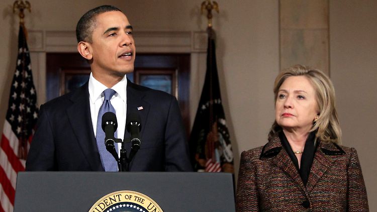 Obama und Clinton entwickelten sich zu einem guten Team.