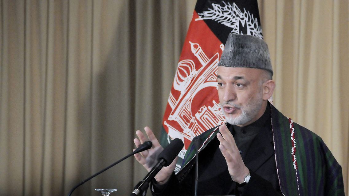 Karsai wirbt derzeit in Pakistan für seinen Aussöhnungsplan mit den Taliban.