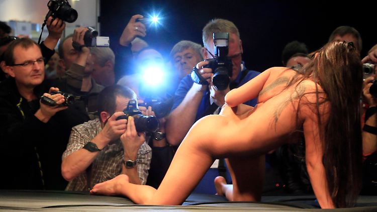 Sex sells: Auf einer Messe in Berlin.
