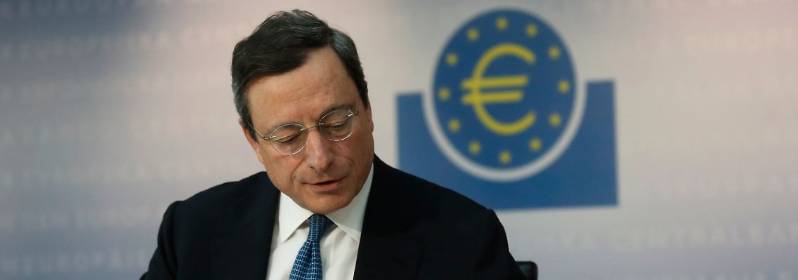 Mario Draghi sieht Konjunkturschwäche zumindest bis Ende dieses Jahres.