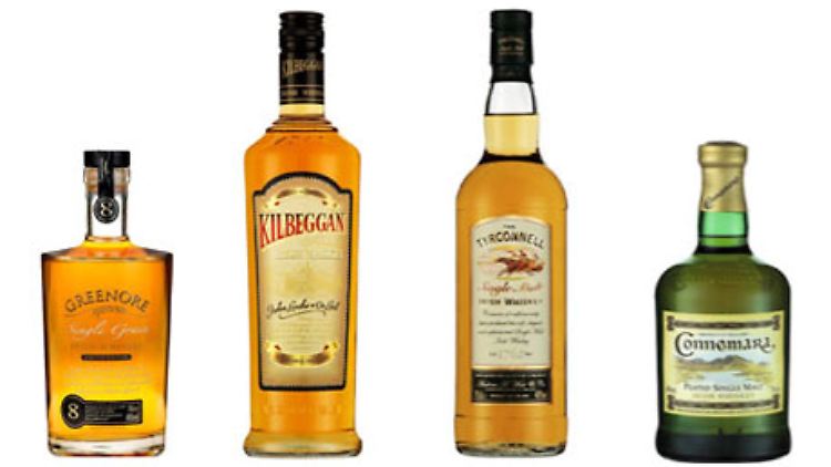 Cooley-Marken: Tyrconnell ist nach einem Rennpferd benannt, Connemara der einzige getorfte irische Whisky.