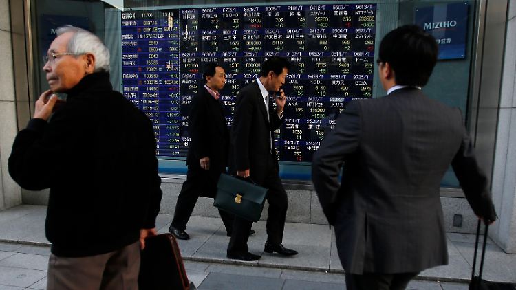 Der Nikkei schließt im Minus.