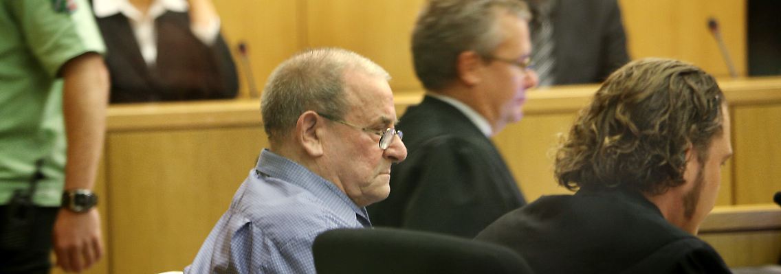 Heinrich Boere im Aachener Landgericht.