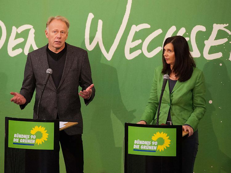 Künftig wird es wohl öfter gemeinsame Auftritte geben: Trittin und Göring-Eckardt in Berlin.