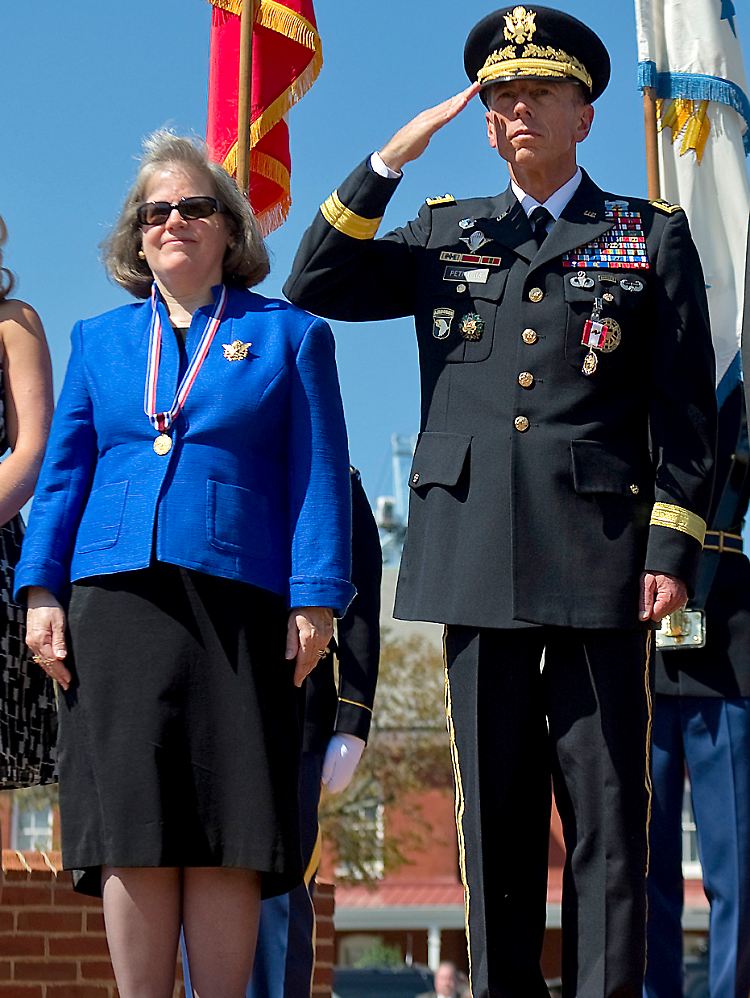 Petraeus mit seiner Frau Holly.