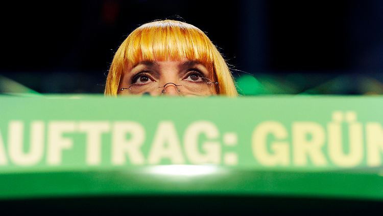 Claudia Roth dürfte mächtig enttäuscht sein über das schlechte Abschneiden.