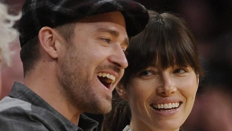 Justin Timberlake und Jessica Biel unterstützen Sturmopfer in New York.