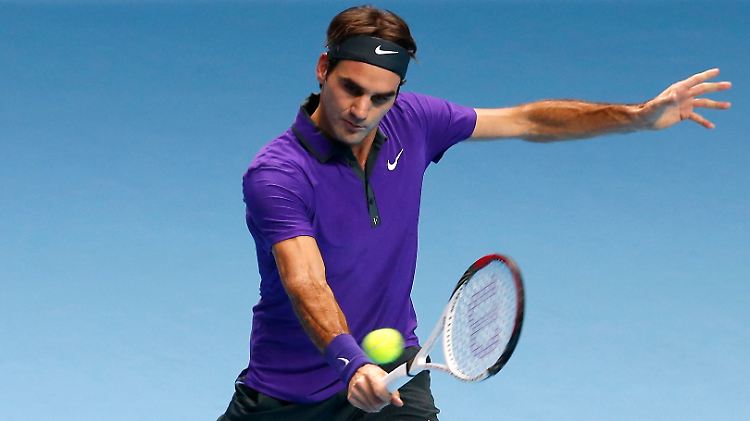 Federer ließ sich vom Publikum elektrisieren.
