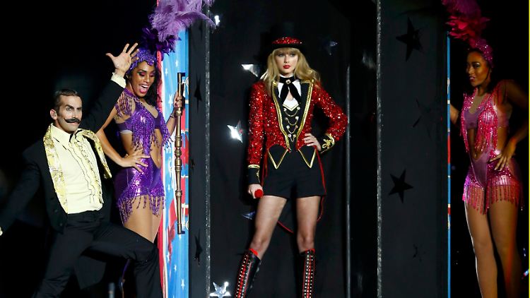 Taylor Swift spielte in der Show mit.