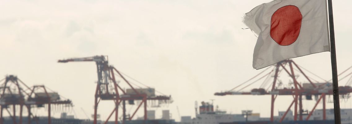 Japans Exportwirtschaft schwächelt.