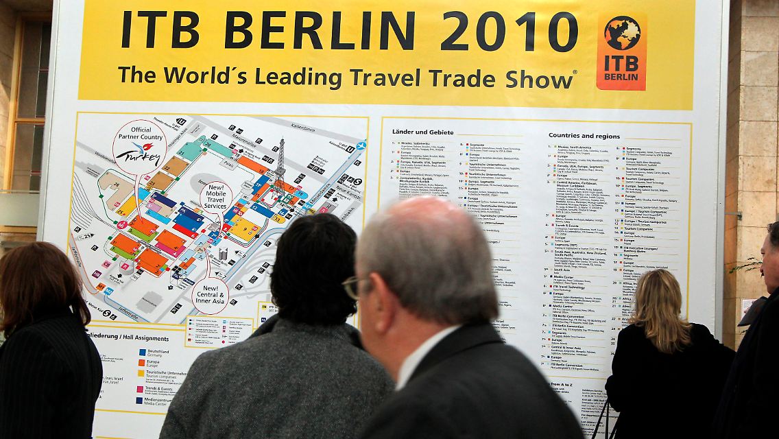 Das Angebot auf der ITB ist groß - da muss man sich Orientierung verschaffen ...
