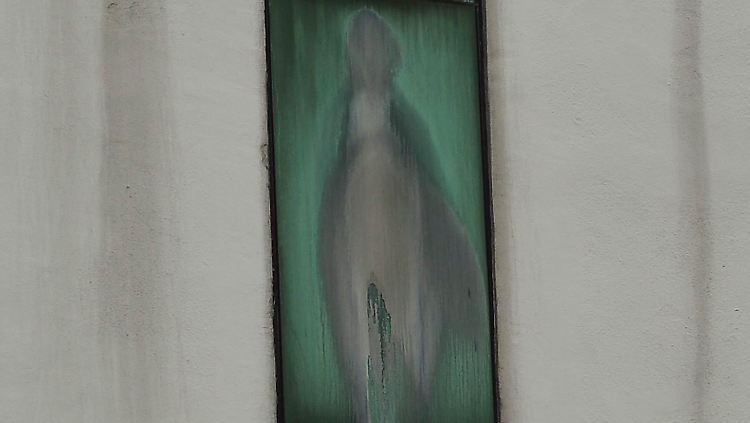 Was ist das? Ein Abbild der Mutter Gottes?