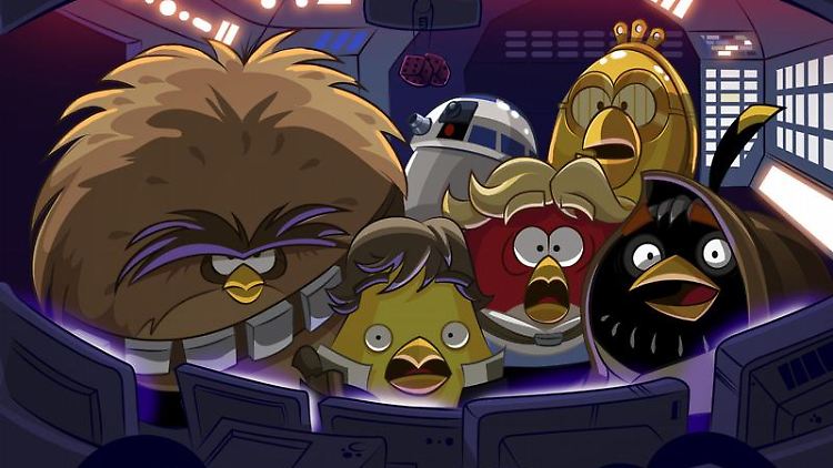 Der Mega-Hit "Angry Birds" erobert in der "Star Wars Edition" den Weltraum. 